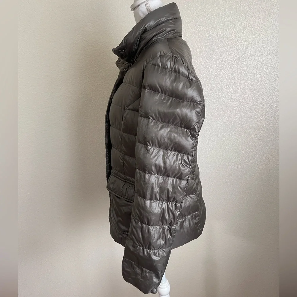Herno Metallic Gray Puffer Jacket - Picture 7 of 15